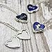4 Mood Necklaces for Girls - Color Changing Mood Locket Necklaces with Glitter Heart Locket Pendants - Unicorn, BFF, Love and Heart Glitter Pendants - Cute Mood Jewelry - Stocking Stuffers for Girls