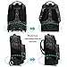Tilami Rolling Backpack 18 inch Wheeled Backpack School College Student Travel Trip Boys and Girls