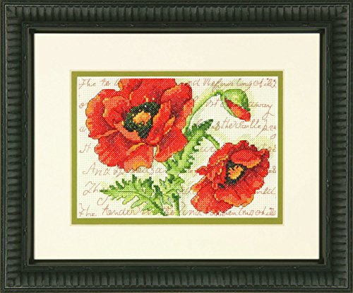 Dimensions Poppy Pair Mini Counted Cross Stitch Kit-7