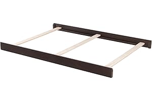 Oxford Baby Lazio Full-Size Bed Conversion Kit, Espresso Brown, GreenGuard Gold Certified