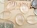 20 CleverDelights Glass Oval Cabochons - 22x30mm - Clear Magnifying Cabs - Dome Pendant Cab - For Cameo Pendants, Photo Jewelry, Rings, Necklaces - 30x22mm - 7/8" x 1 3/16" Inch
