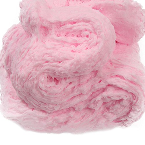 Yeefant Colorful Mixing Cloud Cotton Candy Slime Reduced Pressure Mud Stress Relief Clay Super DIY Safety Non Sticky Recycling Plasticine Fluffy Floam Educational Toys Special For Adult Kids,Pink - Thumbnail 2