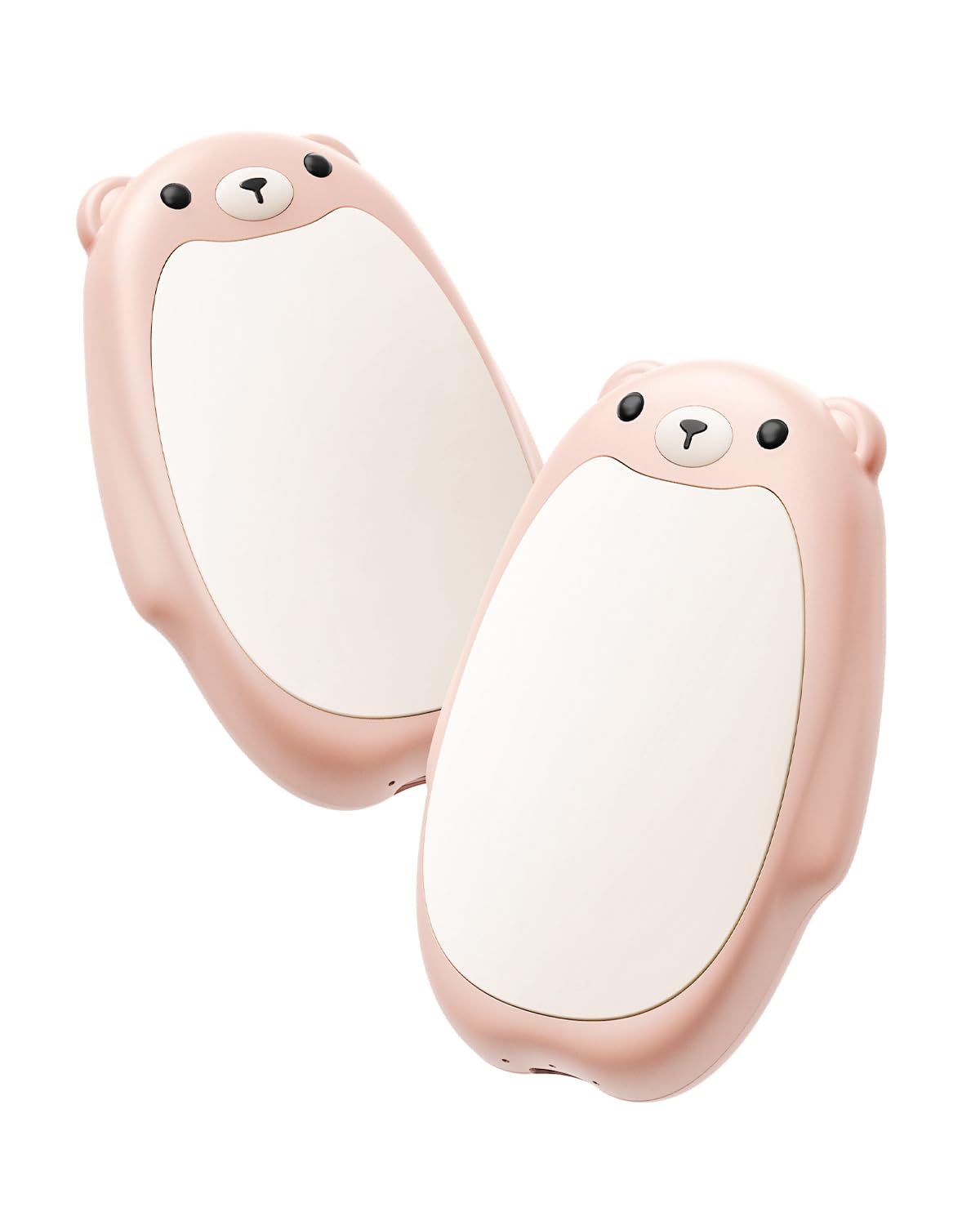 SWEETFULL Hand Warmers Rechargeable – Cute Bear, 2 Pack Magnetic, Reusable Electric Pocket Heater, Great Gift for Daughter, Kids, Wife, or Bestie, Portable for Outdoor & Camping (Pink)