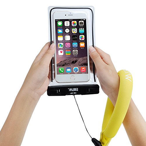 image for EOTW Waterproof Phone Case Phone Pouch Pocket Dry Bag with Lanyard Flo