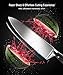 Professional 8 inch Chef Knife - Upgrated Full Tang Kitchen knife German High Carbon Stainless Steel Sharp Chopping Knife Well Balanced, Pakka Wood Handle, with Gift Case, By Zvpod