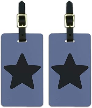 star luggage tag