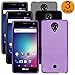 BLU R1 HD Case,[3 Pack] Teayoha [Black][Clear][Purple] Soft TPU Case for BLU R1 HD