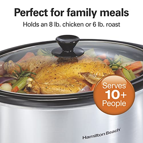 Hamilton Beach 8 Quart Programmable Slow Cooker with Three Temperature