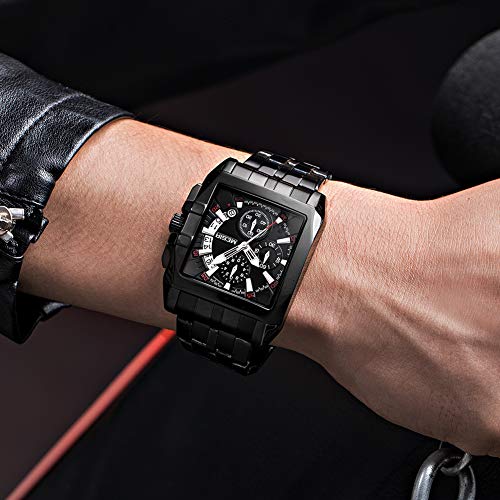 MEGIR-Mens-Analogue-Business-Work-Calendar-Luminous-Quartz-Wrist-Watch-with-Stainless-Steel-Band-for-Collection-MS2018