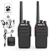 Radioddity R2 Long Range Walkie Talkie UHF Two Way Radio Rechargeable Scrambler Perfect for Survival Camping Hunting with USB Desktop Charger + Earpiece (2 Pack) primary