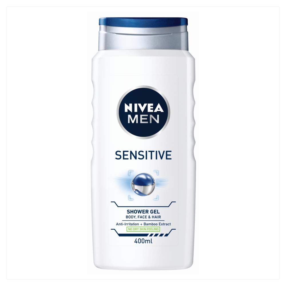 Nivea Men Sensitive Shower Gel, 400 ml