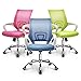 Ergonomic Home Office Computer Chair: Pink Mesh Mid-Back Fashionable Swivel Tilt, Neo Chair