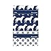 Lunchskins Reusable 2-Pack Bag Set, Navy Dog (1 Sandwich + 1 Snack)