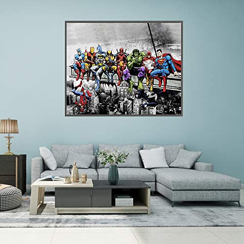 DIY 5D Diamond Painting Kits, Full Drill Square Diamond Pictures Arts Craft for Home Wall Decoration Gift(40x50CM)