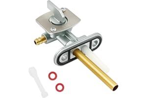 TRIUMILYNN Fuel Petcock Valve Fits Kawasaki Suzuki Yamaha, Bayou 220 250 300 400 KLF220 KLF250 KLF300, Prairie 300 360 400, King Quad 300 LT80 LTZ250, TTR90 TTR125 TTR225 YZ125 YZ250 YFM250 YFM350 and More