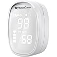 Byroncare Pulse Oximeter, O2 Pulse Oximeter Fingertip and Oxygen Monitor Fingertip, Oximeter Finger Meter With Blood Oxygen Monitor and Oxygen Sensor For Adults.