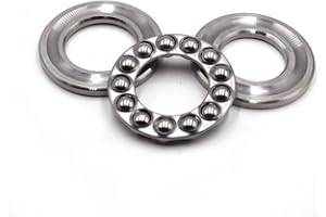 GUSIRUI 2PCS 51108 40 x 60 x 13 mm Axial Ball Thrust Bearing 3-Parts * 3-in-1 Plane