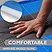 Foxelli Self Inflating Sleeping Pad for Camping, Backpacking, Hiking, Insulated Foam Lightweight Camping Mat, Inflatable Camp Mattress with Pillow