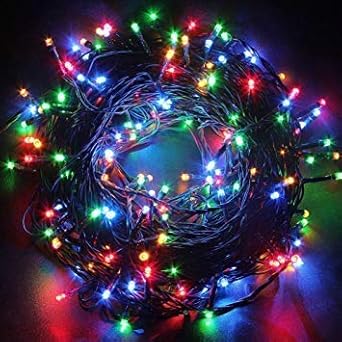 Jyara String Portable LED Lights for Decoration Diwali Christmas Xmas Multicolor Light for Diwali Home Decorations Lighting | Portable Fairy Lights | Made in India Decorative Lights (20 m)