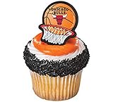 Chicago Bulls Cupcake Rings 12 count