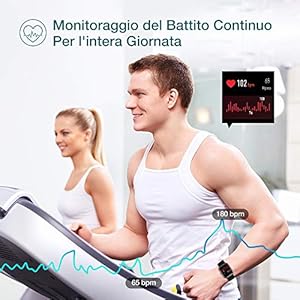 UMIDIGI Smartwatch Orologio Fitness Donna Uomo Smart Fitness Tracker, Cardiofrequenzimetro da Polso Contapassi… - immagine 7