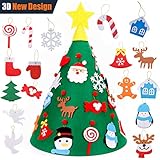 Outgeek 3D Felt DIY Tree Felt Toys for Kids Felt Toddler Educational Toys