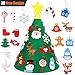 Outgeek 3D Felt DIY Tree Felt Toys for Kids Felt Toddler Educational Toys