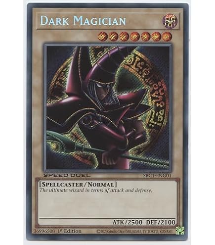 Amazon.com: Dark Magician (A) - SBC1-ENA01 - Secret Rare - 1st