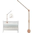 Mobile Arm for Crib, Wooden Baby Mobile Hanger with Anti-Slip Design, Crib Mobile Holder for Hanging Baby Plush Toys as Nurse
