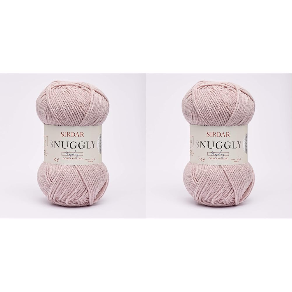 Sirdar Snuggly Replay DK, Mauve Mayhem (105), 50g (Pack of 2)
