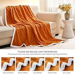 BEDELITE Super Soft Fall Throw Blanket for Couch