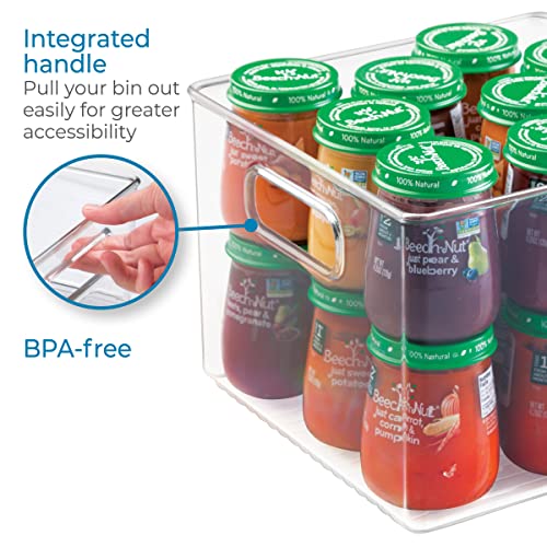 iDesign Plastic Fridge and Pantry Storage Bins, Organizer Container for