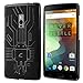 OnePlus 2 Case, Cruzerlite Bugdroid Circuit Case Compatible for OnePlus 2/OnePlus Two - Retail Packaging - Black