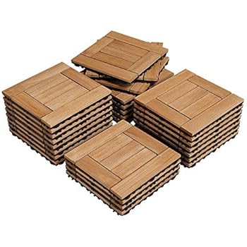 Ikea Outdoor Deck And Patio Interlocking Flooring Tiles Brown