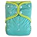 EcoAble Baby Day & Night All-in-One AIO Cloth Diapers, Size 10-35Lb, 3-Pack Bundle (Boy)