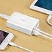 Anker 40W 5-Port High Speed Desktop USB Charger with PowerIQ Technology for iPhone, iPad Air 2, Samsung Galaxy, Nexus, HTC, Nokia and More (White)