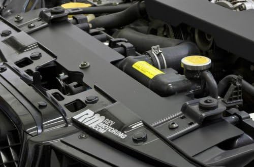 Custom Radiator Shroud Will fit 02 03 04 05 06 07 Subaru WRX STI Matte Black Texture 2.5RS