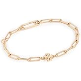 Tory Burch Women's Good Luck Chain Bracelet, Tory Gold, One Size