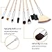 Makeup brush,8pcs Sailor Moon Gold Makeup Brush Set With Pouch, Magical Girl Cute Cosmetic Makeup Brushes With Pink Pouch