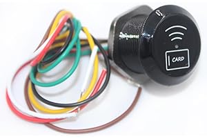 BSTUOKEY Mini RFID Proximity Card Reader IP68 Waterproof 13.56mhz MF Card Reader for Access Control System Wiegand 34 Output