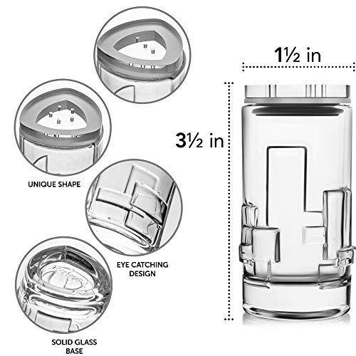 Salt Pepper Shakers by JoyJolt 2Oz Salt and Pepper Set of 2 Premium