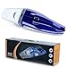 Elino Professionals car Vacuum Cordless Rechargeable Small Vacuum Cleaner by a Litium Lon Battery, Wet&Dry Handheld, 100W, with One Strong Filter (Blue)