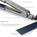 Lanxim Professional Flat Iron Hair Straightener with1 1/4-Inch Tourmaline Ceramic 3D Floating Plate 10s Fast Heat Tempe Control 450F Salon Heat Auto Shut Off Hair Straightening Irons with Travel Bag