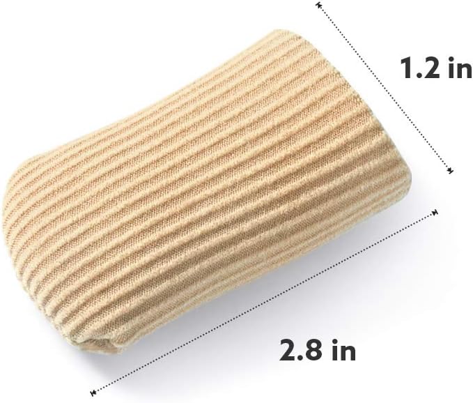 DYKOOK Gel Toe Caps for Big Toes 4 Pcs Toe Covers,Toe Protectors Closed,Toe Sleeves,Toe Splints for Corns Callus Cushion - Image 4