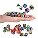 KUUQA DND Dice Set Dungeons and Dragons MTG RPG Polyhedral Dice Set with Pouches 7 x 6 (42 Pieces)