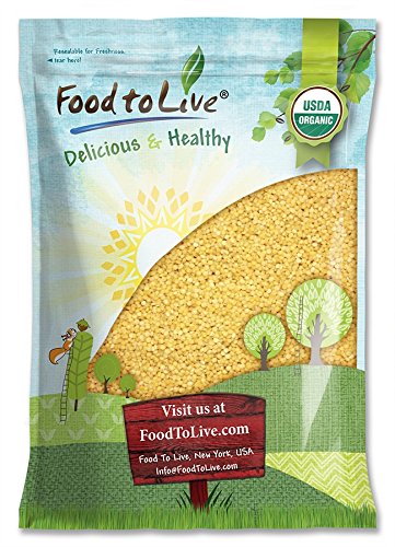 Organic Whole Wheat Couscous by Food to Live (Non-GMO, Bulk) (5 Pounds)