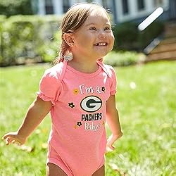 Gerber NFL Green Bay Packers 3 Pack Ruffle Sleeve