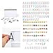 Fruzelg FSC Lighting Letters and Symbols, Numbers/Colour Emoji with Festival Symbols Total 350 Party Decorative Characters use for Your Cinematic lightbox (Full Color)