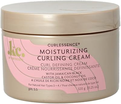 KeraCare Curl Essence Curling Cream 11.25oz - Reduces Frizz, Soft Hold