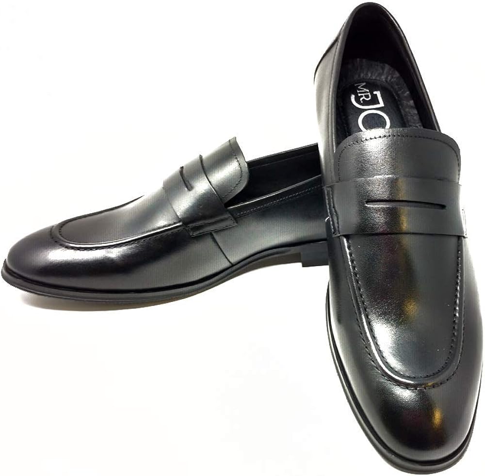 Mr. Jog Men’s Premium Leather Slip On Dress Shoe